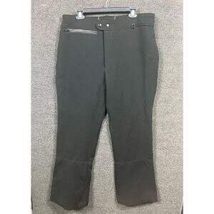Vintage Sportina Wool Blend Ski Pants Mens 38R Black Superstretch (36Wx30L) Real